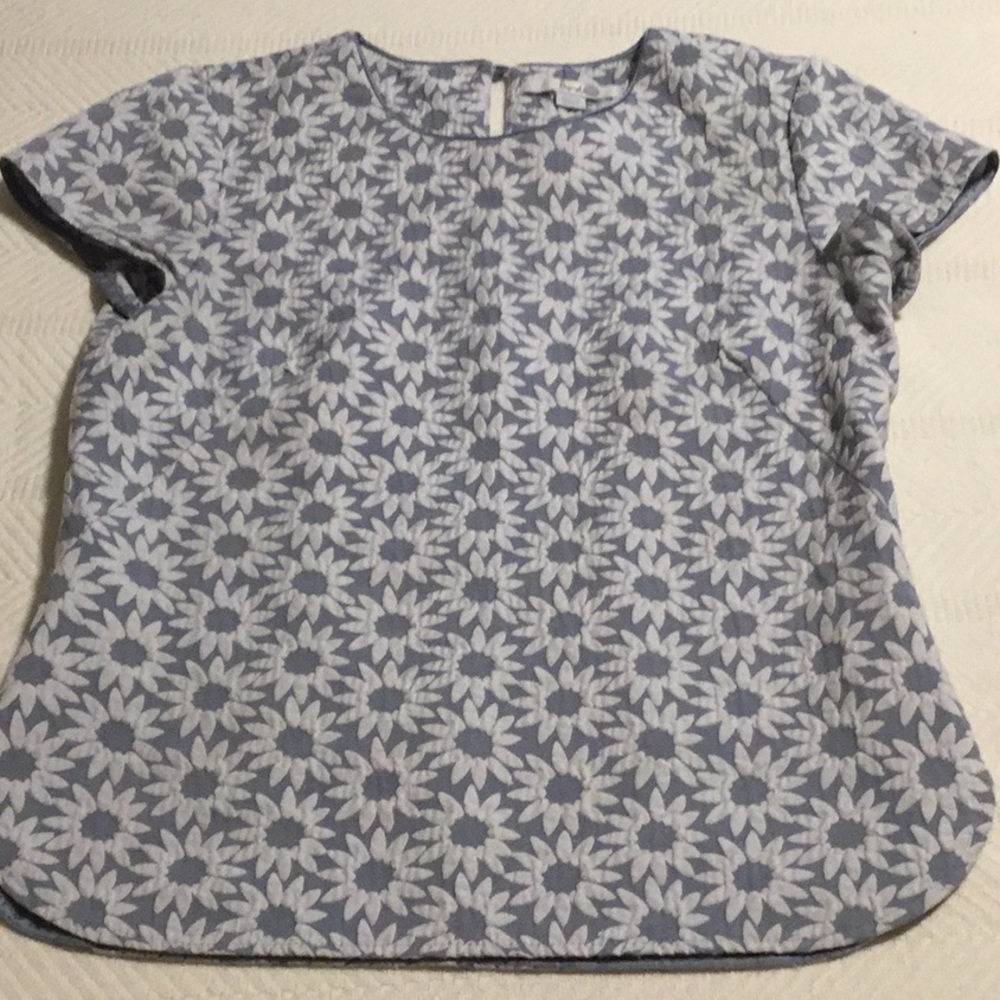 Boden Short Sleeve Daisy Top